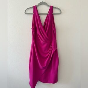 Guess Pink Draped Dress